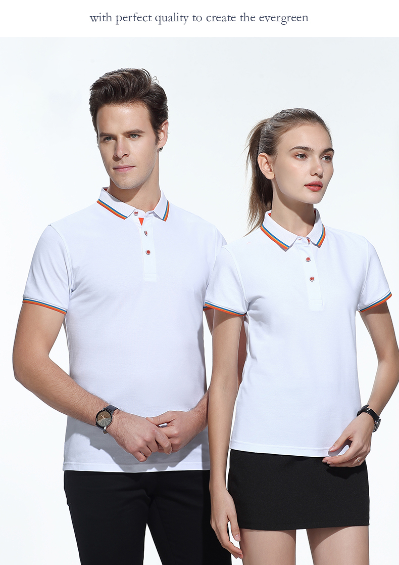 POLO衫短袖夏季運動上衣純棉翻領(lǐng)t恤1895#049